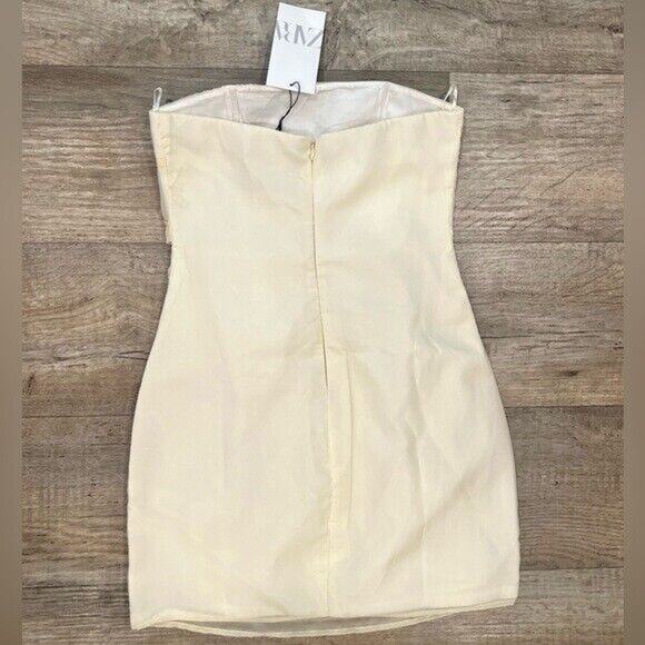ZARA Strapless Textured Dress NWT - Picture 16 of 16